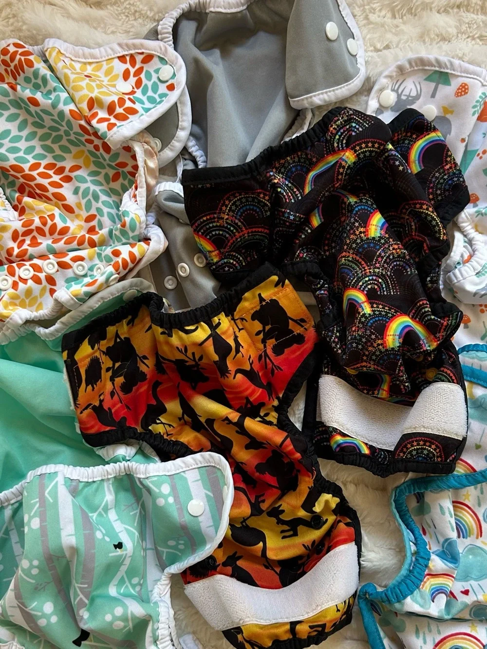 Thirsties Diaper Covers Size One - Set of 8